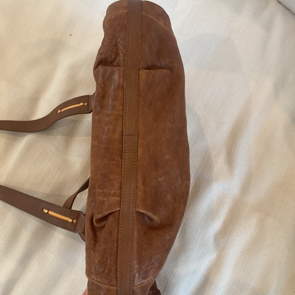 RADLEY LONDON Bags Radley London Cognac Brown Leather Shoulder Bag